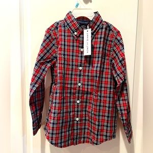 Janie and Jack long-sleeved button down. Boys 4. NWT.